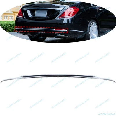 Moldura de parachoques trasero para Mercedes Benz S W222 S450 S400 S500 S600 2014-17 Foto 1 de 4