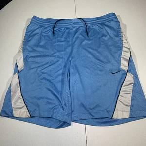 Pantaloncini da basket vintage Y2K Nike da uomo taglia XL colori North Carolina larghi - Foto 1 di 9