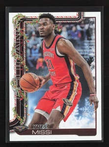 2025-26 Topps Holiday #H153 Yves Missi New Orleans Pelicans - Picture 1 of 2