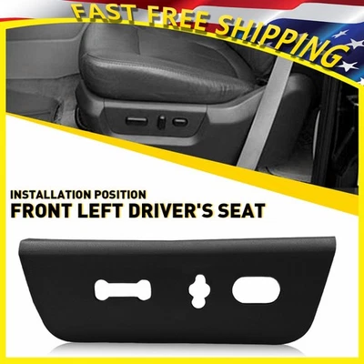 Ajuste Ford F-Super Duty 250 350 450 550 2011-16 asiento delantero bisel negro Foto 1 de 4