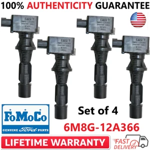 Set of 4 OEM FOMOCO Ignition Coils For 2006-2013 Mazda 3 6 CX-7 I4, 6M8G-12A366 - Picture 1 of 4