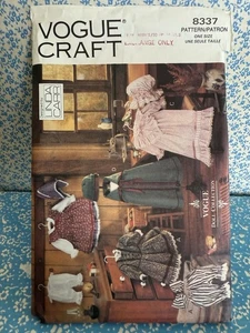 VOGUE Craft Sewing Pattern 8337 Linda Carr 18" Doll Clothes Collection 1992 - Picture 1 of 4