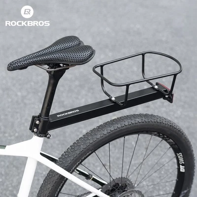 ROCKBROS Portabicicletas Trasero Aleación de Aluminio Portabicicletas con Reflector Foto 1 de 4