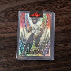 Frank Gore Jr 2024 Leaf Metal Red White Blue Mojo 1/1 Pre Production Proof - Picture 1 of 2
