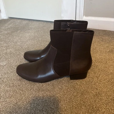 Botines Trotters Monte marrón oscuro para mujer talla 10,5 estrechos Foto 1 de 4