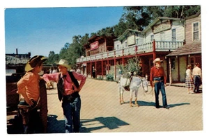 School House Road Knott's Berry Farm California CA Postcard Calico Saloon Hotel - Picture 1 of 2