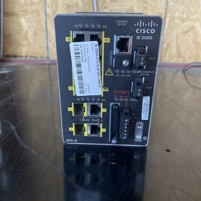 Cisco IE 2000 8-Port 10/100 Industrial Ethernet Switch P/N: IE-2000-8TC-G-B - Image 1 of 4