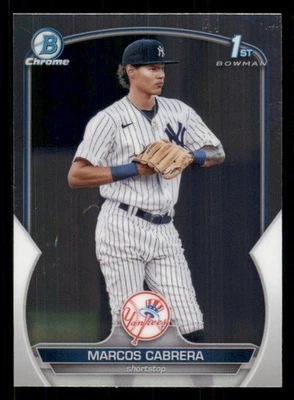 2023 Bowman Chrome Prospects #BCP46 Marcos Cabrera - Image 1 of 2