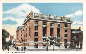 Cartolina Dayton Ohio anni '20 edificio YMCA - Foto 1 di 2