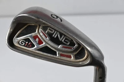 Ping G15 #6 Iron / Black Dot / Stiff Flex Steel Shaft - Image 1 of 4