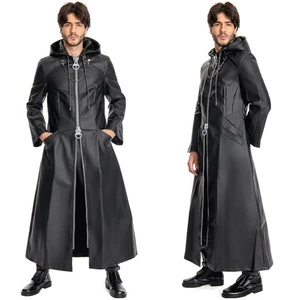 Anime Kingdomm Hhearts III Cosplay Costume Organization XIII Office Trench Coat - Picture 1 of 12