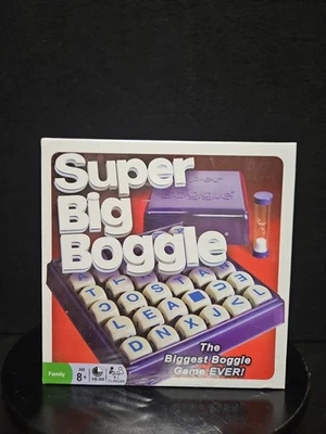 Super Big Boggle The Biggest Boggle Game Ever! Hasbro Gaming 2017 Factory Sealed - Image 1 of 4