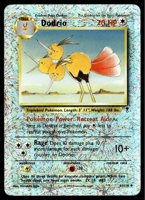 ✅Pokemon Dodrio 41/110 Reverse-Holo Legendary Collection ✅VINTAGE✅WOTC✅2BX✅ - Image 1 of 4