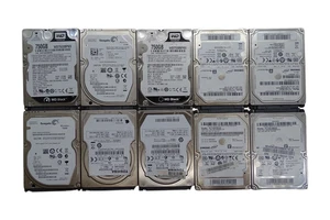 💻 Konvolut 10 diverse 2,5" 750GB SATA HDD Festplatten Bastler Laptop Ersatz 💻 - Photo 1/11