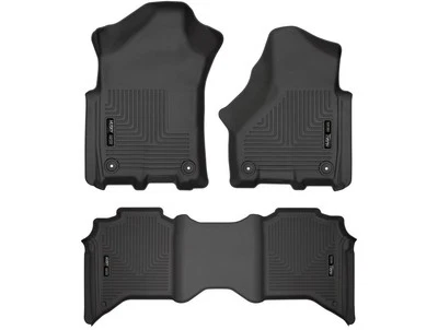 Husky Weatherbeater Mats Fit 19-24 Ram 2500/3500 Crew Cab Front/2nd Row 3p Blk - Image 1 of 4