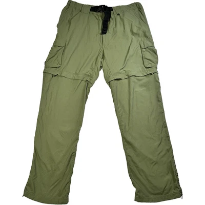 Mens Boy Scouts Of America Switchback Uniform Pants Convertible Green Large BSA - Image 1 of 4