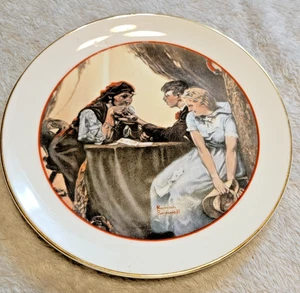 Norman Rockwell „Fortune Teller“ – 1982 CW Collection 6′′ Sammelteller - Bild 1 von 6