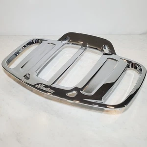 Porte-bagages coffre moto Polaris Indian Roadmaster, RM, chrome, origine OEM - Photo 1/13