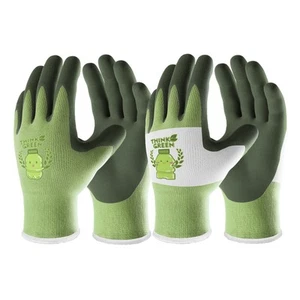 2 Pairs Toddler Gardening Gloves for Boys Girls Age 2-4 Rubber Coated Small - Picture 1 of 8