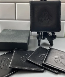 Juego de 4 posavasos de cuero de Dart - Imagen 1 de 10