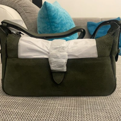 LIEBESKIND BERLIN Hobo Bag Schultertasche Tasche Green dunkelgrün Neu - Bild 1 von 4