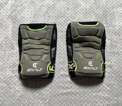 RODILLERAS PAINTBALL EXALT FREEFLEX - TALLA ADULTO MEDIANA M - GRIS/NEGRO/VERDE Foto 1 de 4