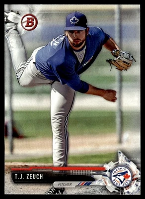 2017 Bowman Draft T.J. Zeuch Toronto Blue Jays #BD-68 - Image 1 of 2