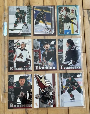 Phoenix Coyotes Hockey Cards ~ 9 Base Cards Lot - Image 1 of 4