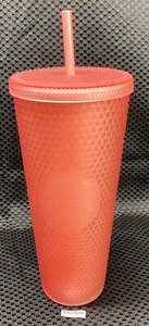 STARBUCKS 2021 Pink Pearl Studded 24oz Tumbler Cold Cup IN7339T - Picture 1 of 7