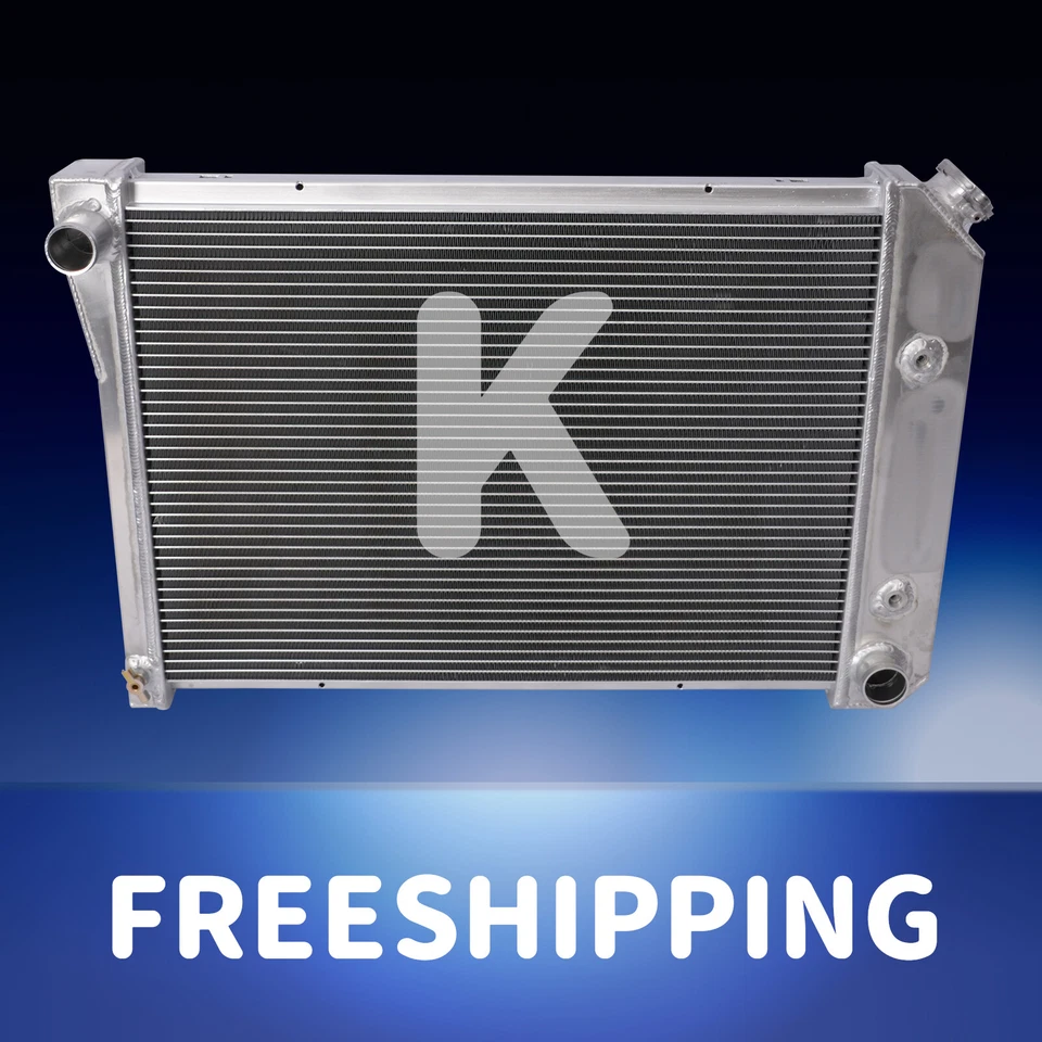 Radiador Kangomoto Fit Buick Apollo/Chevrolet Nova 3 filas aluminio AT 1973-1974 Foto 1 de 4