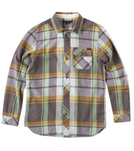 O'Neill COMMANDO Mens Button Front Long Sleeve Shirt Size Medium Charcoal NEW - Picture 1 of 3