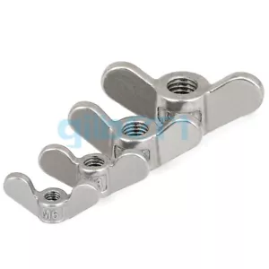 M4 M5 M6 M8 M10 304 Acero Inoxidable Orejas Grandes Apriete a Mano Tuerca de Ala Tuerca de Mariposa - Imagen 1 de 6