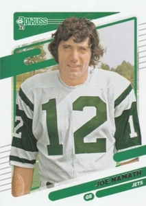 2021 Donruss Football Joe Namath #42 Jets - Picture 1 of 2