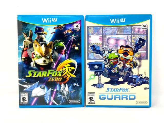 LOT Nintendo Wii U Star Fox Zero + Star Fox Guard Bundle 2 FACTORY SEALED  GAMES