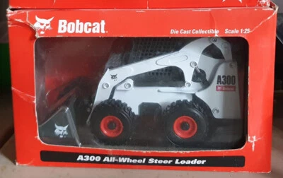 Bobcat A300 All Wheel Steer Loader Model Digger IMPERFECT BOX metal 1:24 1:25 - Image 1 of 4