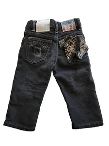 Baby Gap Infant Junk Food Jeans Motorcycle Batman 12-18 Months Black Skull Hanky - Picture 1 of 11