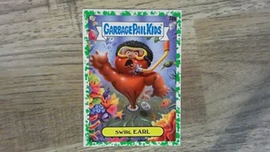 Garbage Pail Kids go on vacation booger green 73b Swirl Earl - Picture 1 of 2