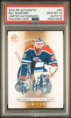 2012-13 SP AUTHENTIC BILL RANFORD LIMITED AUTOGRAPH AUTO PSA 10 /10 AUTO GEM - Image 1 of 2