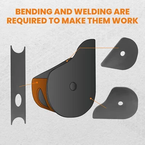 Rear Upper Trailing Arm Mount Repair Set Steel For Chevy Trailblazer GMC Envoy - Picture 1 of 12