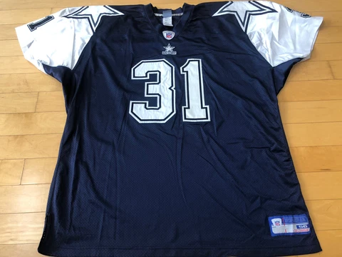 100% Authentic Roy Williams Dallas Cowboys Double Star Pro Cut Jersey SZ 56 Cover