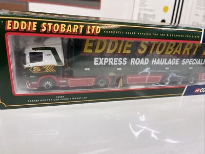 Corgi  76602; Scania 4 Series; Box Trailer, Eddie Stobart Ltd; Excellent Boxed - Image 1 of 4