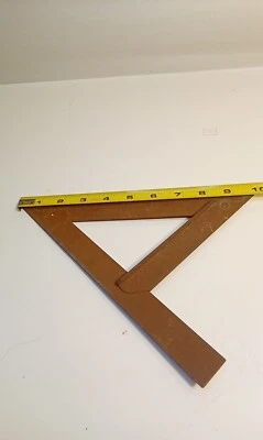 Framing Square 10" Rusty Vintage Miter/Carpenter - Image 1 of 4