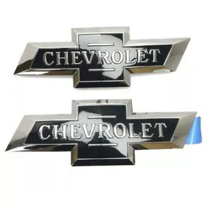 OEM 2016-2018 Chevy Silverado 1500 Heritage Bowtie Emblems Set GM 84459956 - Picture 1 of 5