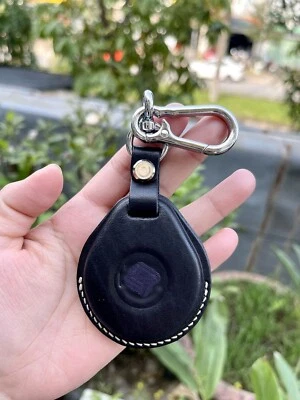 For Harley Davidson Leather Key Fob Cover, Multi Color Keychains, Hand stitch - Image 1 of 3