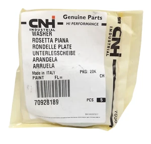 Bag of 5 Genuine OEM Cnh 70928189 Washer Fits New Holland - Picture 1 of 2
