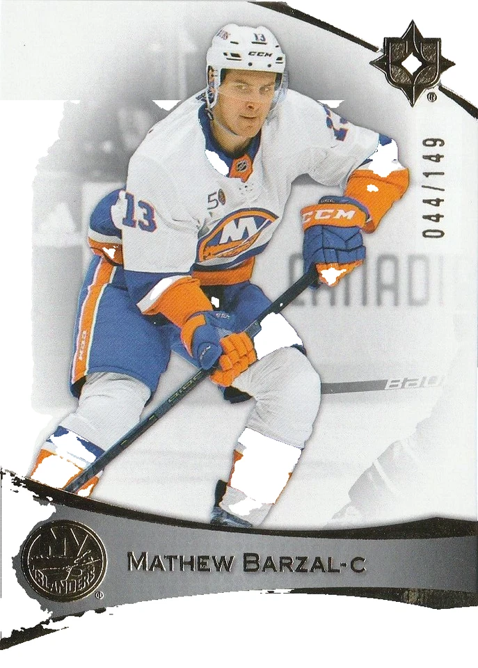 2022-23 Upper Deck Ultimate Collection Mathew Barzal /149 - Image 1 of 1
