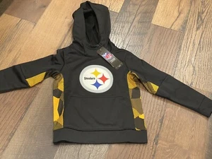 Pittsburgh Steelers NFL Boys Performance Fleece Hoodie, Size XXS (4/5) - NWT - Picture 1 of 7