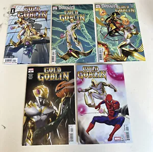 GOLD GOBLIN #1-5 (2023) COMPLETE SERIES SET RUN LOT MARVEL COMICS UNREAD 🐶 - Picture 1 of 6