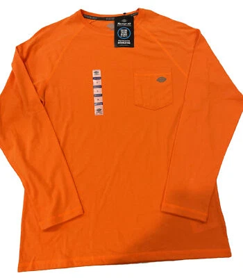 Dickies Men's Big and Tall Temp-iq Performance Cool Orange Medium New - Image 1 of 4