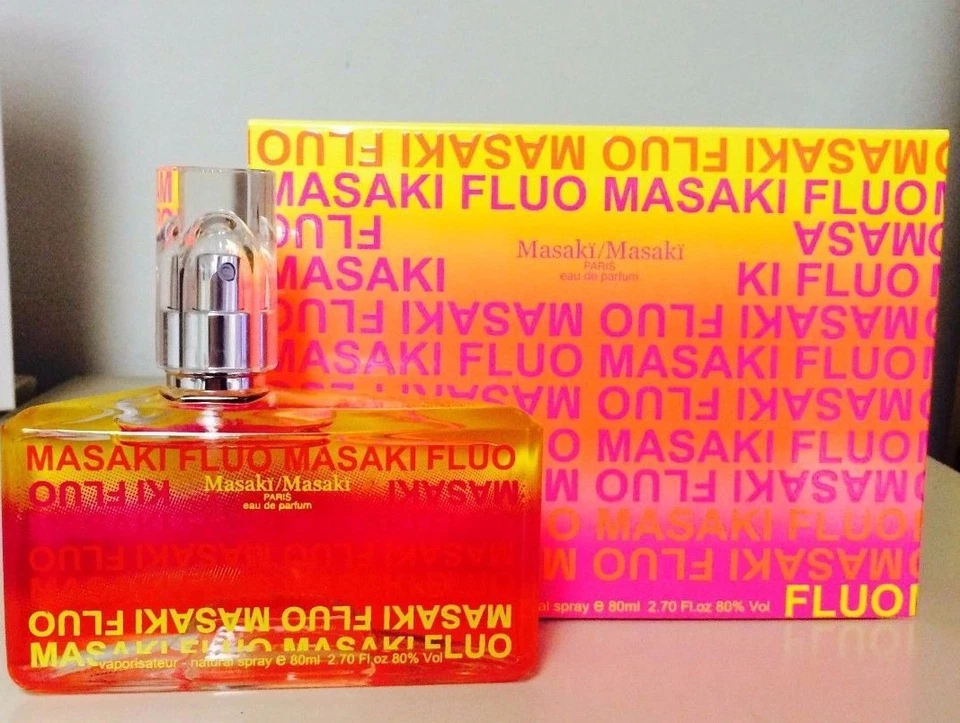 MASAKI FLUO DE MASAKI EAU DE PARFUM SPRAY 2,70 OZ / 80 ML MUJER NUEVO EN CAJA SELLADO Foto 1 de 1